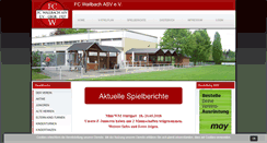 Desktop Screenshot of fcwallbach.de